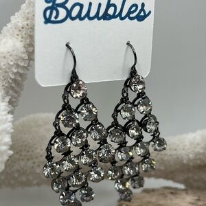 Sparkling Crystal Drop Earrings